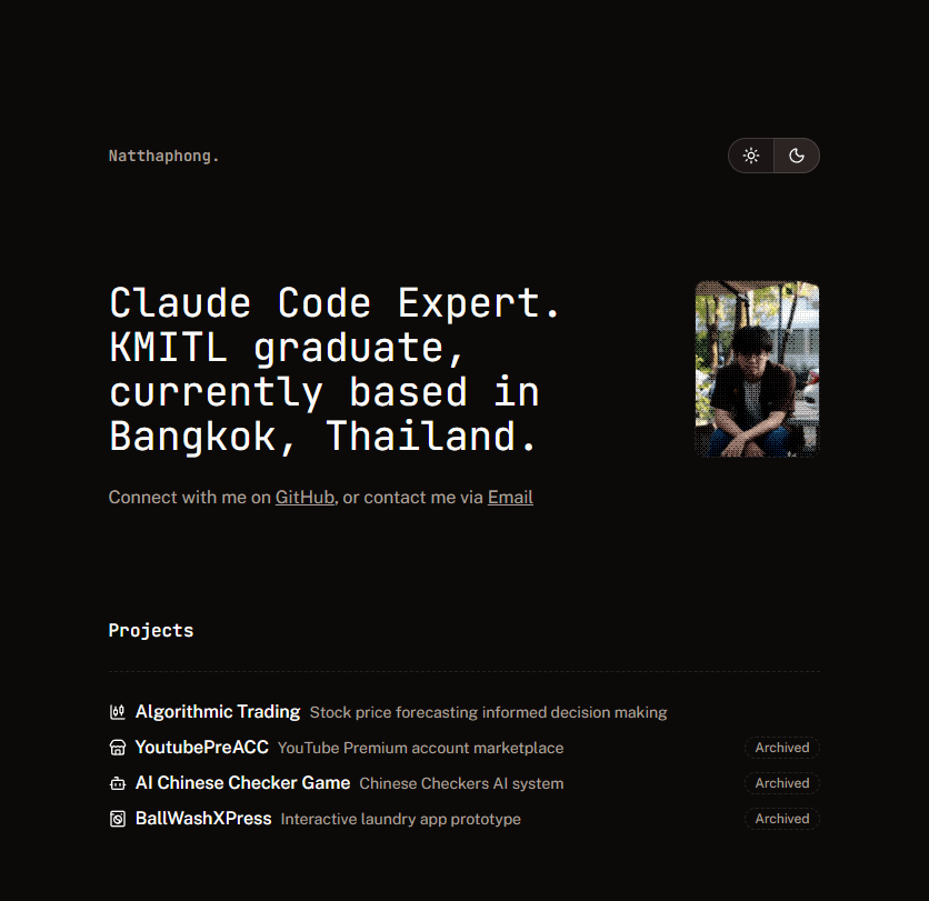 Natthaphong | Fullstack & DevOps